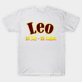 Leo Zodiac T shirt T-Shirt